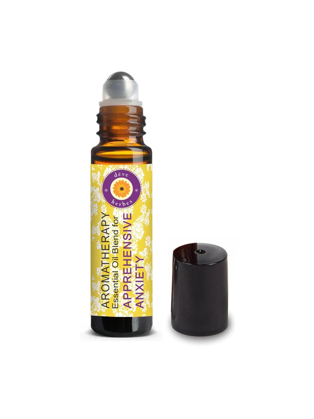 Deve Herbes Apprehensive Anxiety Relief Aromatherapy Essential Oil Blend - 10ml, Yellow
Deve Herbes Apprehensive Anxiety Relief Aromatherapy Essential Oil Blend - 10ml, Yellow