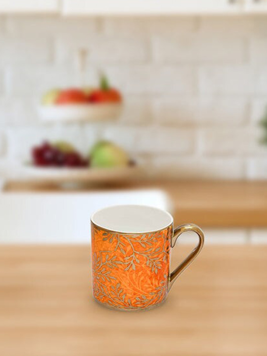 Athome by Nilkamal Orange & Beige Set of 6 Floral Printed Ceramic Matte Mugs 240 ml Each
Athome by Nilkamal Orange & Beige Set of 6 Floral Printed Ceramic Matte Mugs 240 ml Each