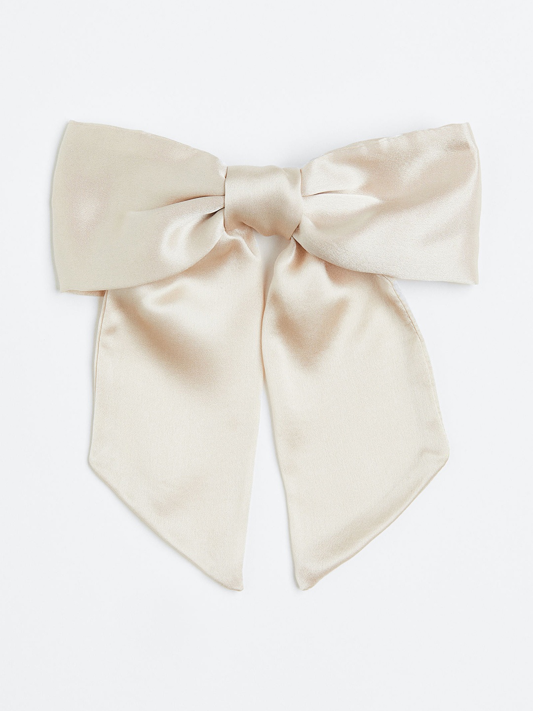 H&M Bow-Decorated Hair Clip, Beige