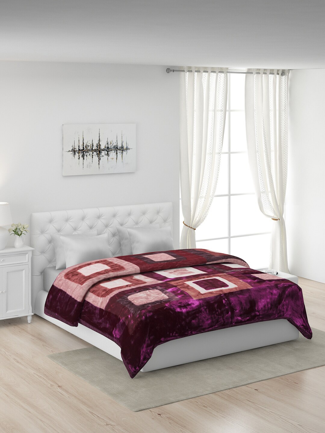 Monte Carlo Burgundy & Purple Geometric Heavy Winter 2 Ply 1000 GSM Double Bed Blanket
Monte Carlo Burgundy & Purple Geometric Heavy Winter 2 Ply 1000 GSM Double Bed Blanket