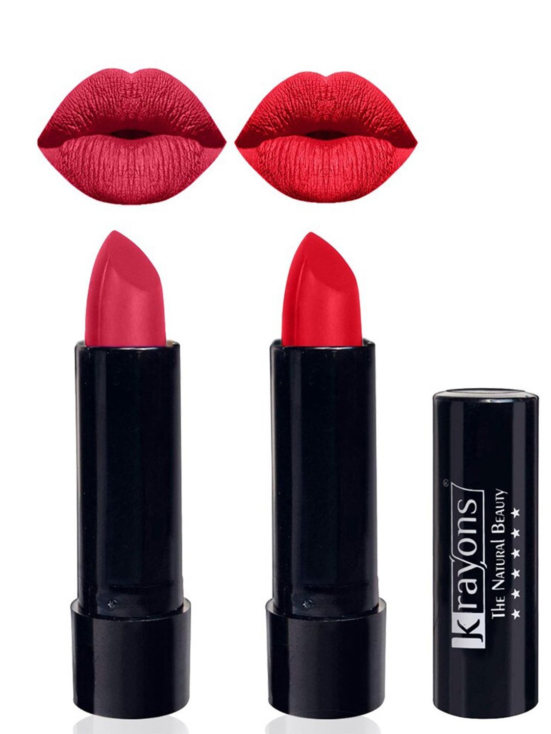 krayons The Natural Beauty Set Of 2 Matte Lipsticks - First Crush 160 & Orange Crush 173
krayons The Natural Beauty Set Of 2 Matte Lipsticks - First Crush 160 & Orange Crush 173