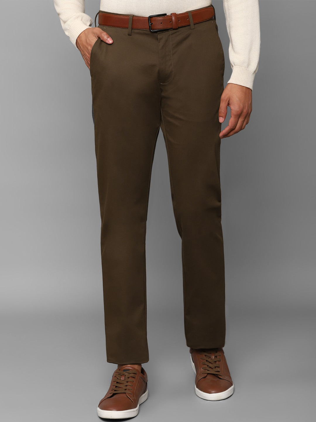 Allen Solly Men Slim Fit Trousers, Brown
Allen Solly Men Slim Fit Trousers, Brown