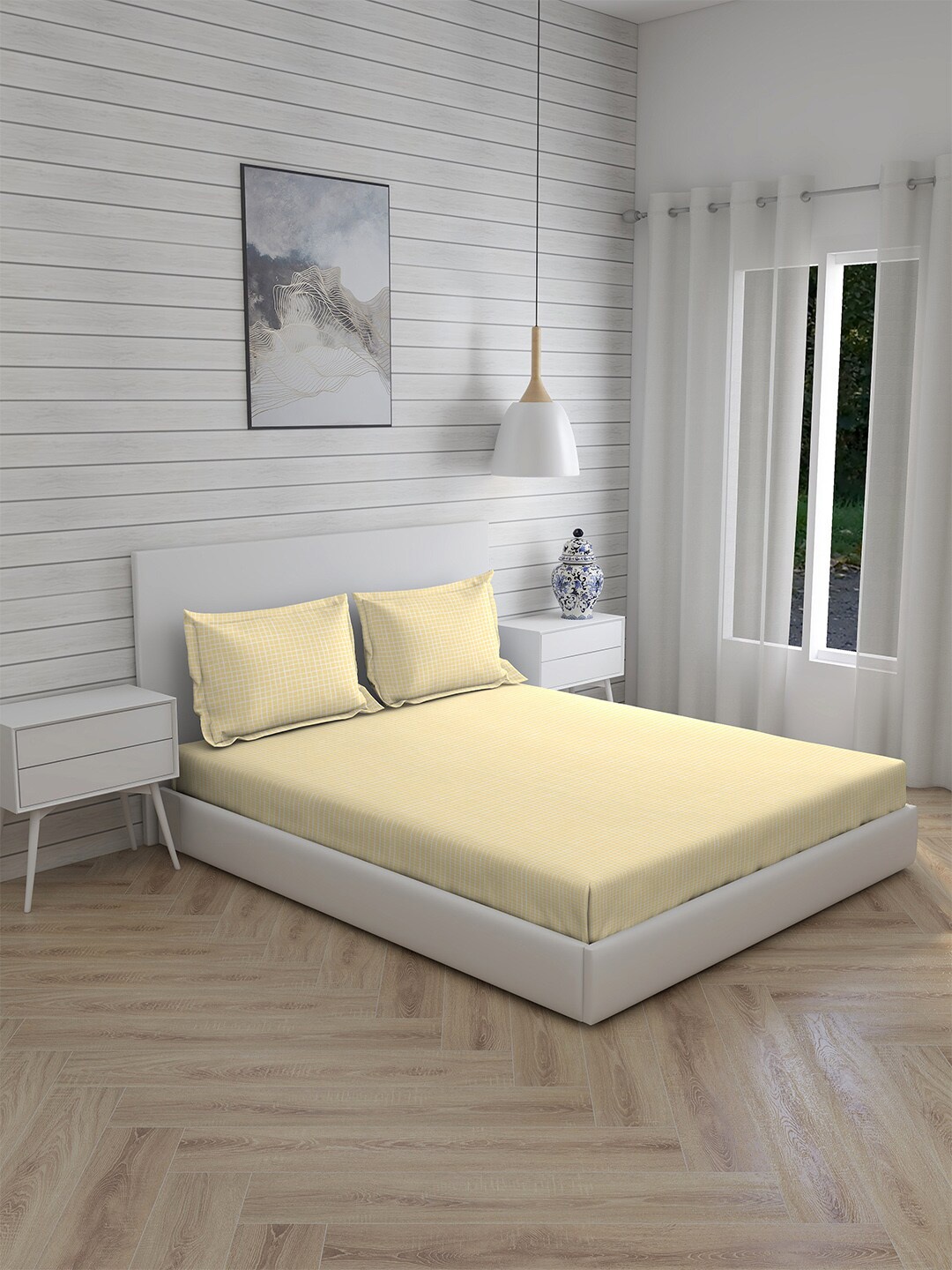 Boutique Living India Cottage Garden Beige & White 300 TC King Bedsheet & 2 Pillow Covers
Boutique Living India Cottage Garden Beige & White 300 TC King Bedsheet & 2 Pillow Covers