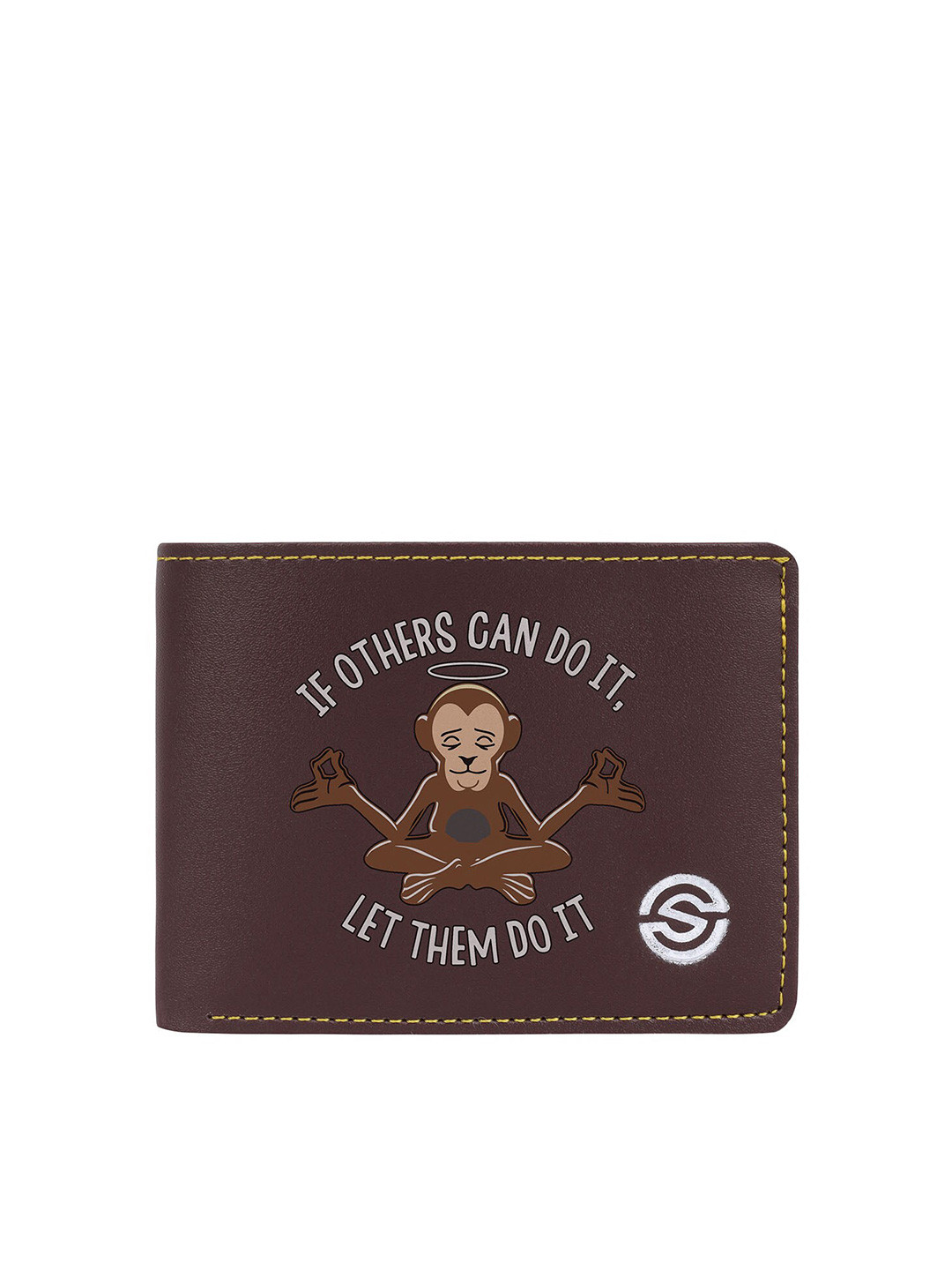 SCHARF Men Brown & White Printed PU Two Fold Wallet with SIM Card Holder
SCHARF Men Brown & White Printed PU Two Fold Wallet with SIM Card Holder