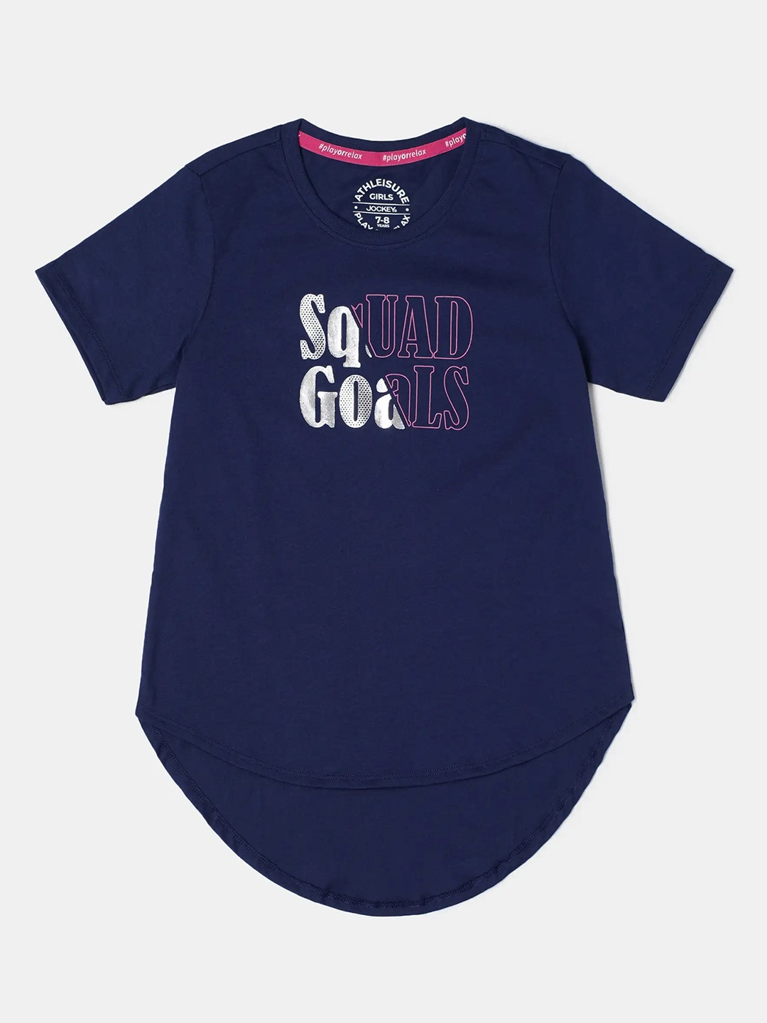 Jockey Girls Super Combed Cotton Printed Relaxed Fit Round Neck Short Sleeve Tshirt-AG70, Blue
Jockey Girls Super Combed Cotton Printed Relaxed Fit Round Neck Short Sleeve Tshirt-AG70, Blue