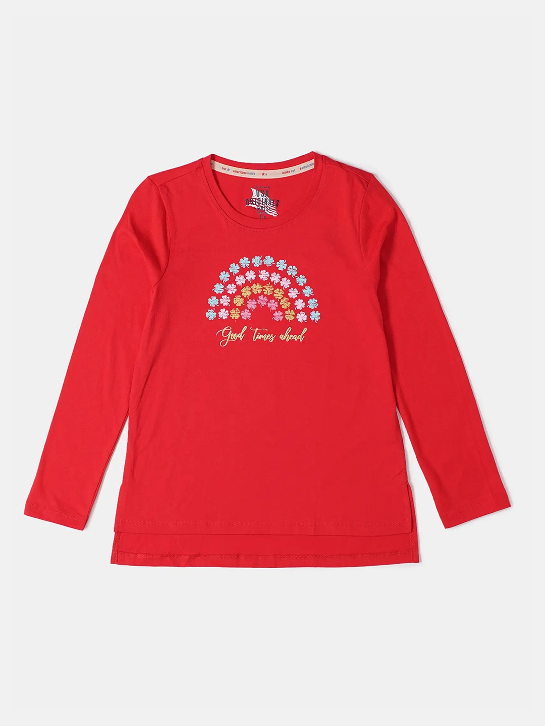 Jockey Girls Super Combed Cotton Printed Full Sleeve Regular Fit Round Neck Tshirt-UG11, Red
Jockey Girls Super Combed Cotton Printed Full Sleeve Regular Fit Round Neck Tshirt-UG11, Red