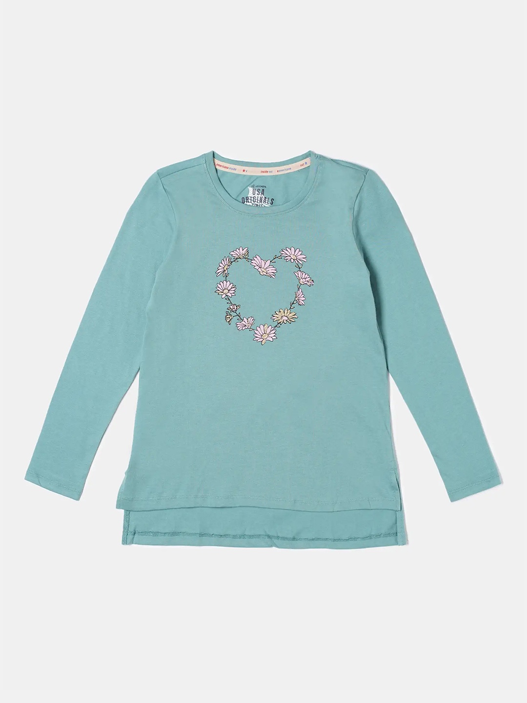 Jockey Girls Super Combed Cotton Printed Full Sleeve Regular Fit Round Neck Tshirt-UG11, Blue
Jockey Girls Super Combed Cotton Printed Full Sleeve Regular Fit Round Neck Tshirt-UG11, Blue