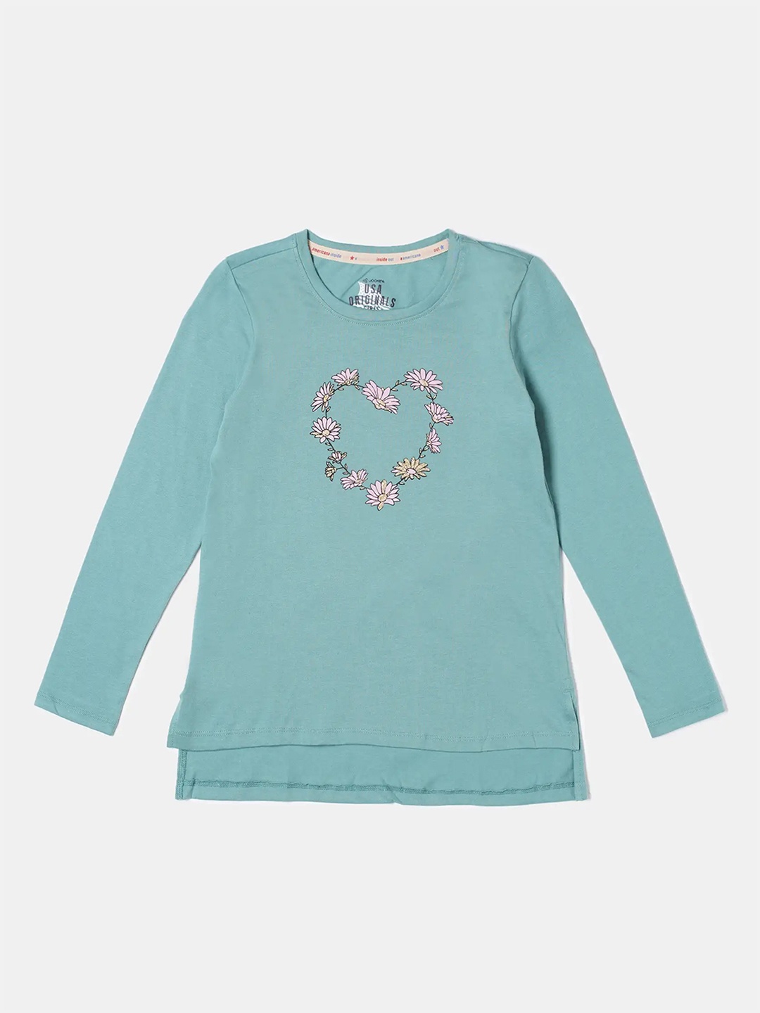 Jockey Girls Super Combed Cotton Printed Full Sleeve Regular Fit Round Neck Tshirt-UG11, Blue
Jockey Girls Super Combed Cotton Printed Full Sleeve Regular Fit Round Neck Tshirt-UG11, Blue