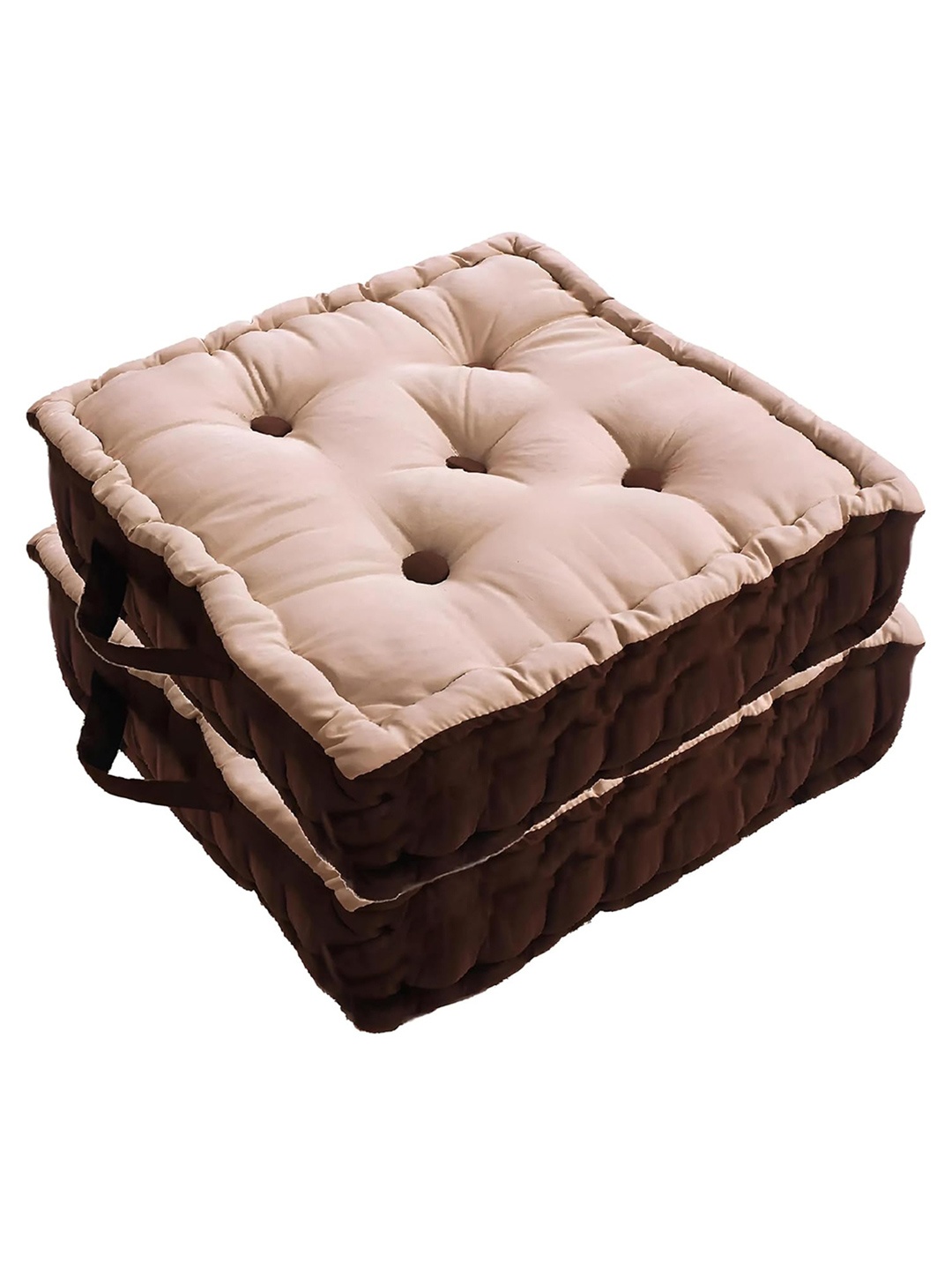 Kuber Industries Set Of 2 Square Microfiber Cotton Comfortable Seat Cushion Chair Pad, Beige
Kuber Industries Set Of 2 Square Microfiber Cotton Comfortable Seat Cushion Chair Pad, Beige
