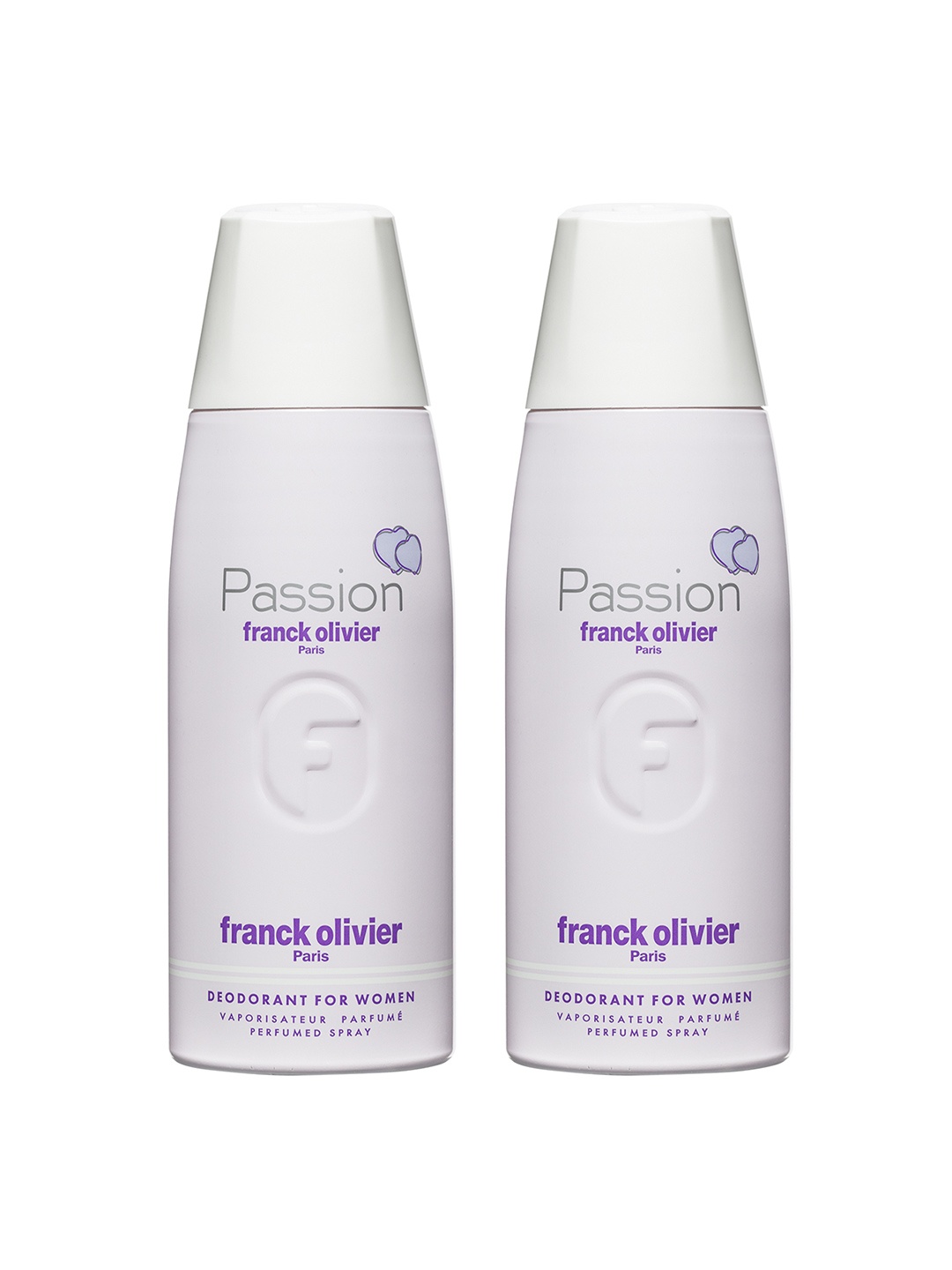 Franck Olivier Women Set of 2 Passion Odour Control Deodorant Spray - 250 ml each, White
Franck Olivier Women Set of 2 Passion Odour Control Deodorant Spray - 250 ml each, White
