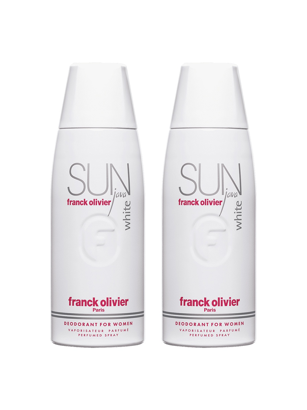 Franck Olivier Women Set of 2 Sun Java White Odour Control Deodorant Spray - 250 ml each
Franck Olivier Women Set of 2 Sun Java White Odour Control Deodorant Spray - 250 ml each
