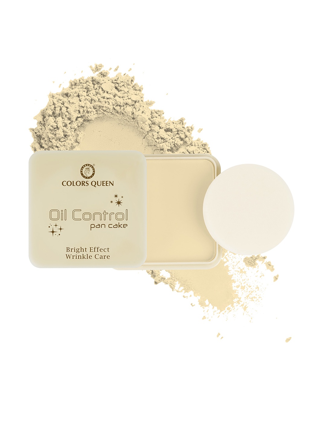 Colors Queen Oil Control Pan Cake Bright Effect Wrinkle Care Compact 15 g - Shade 01, Nude
Colors Queen Oil Control Pan Cake Bright Effect Wrinkle Care Compact 15 g - Shade 01, Nude