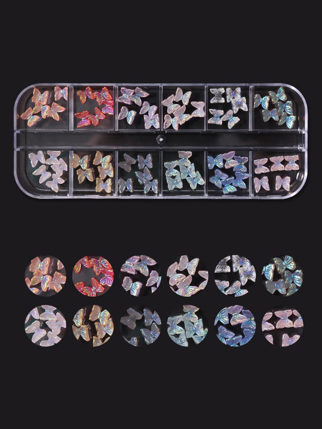 S.A.V.I. 3D Big Butterfly Resin Decorations 12 Colors Resin DIY Nail Art Palette, Pink
S.A.V.I. 3D Big Butterfly Resin Decorations 12 Colors Resin DIY Nail Art Palette, Pink