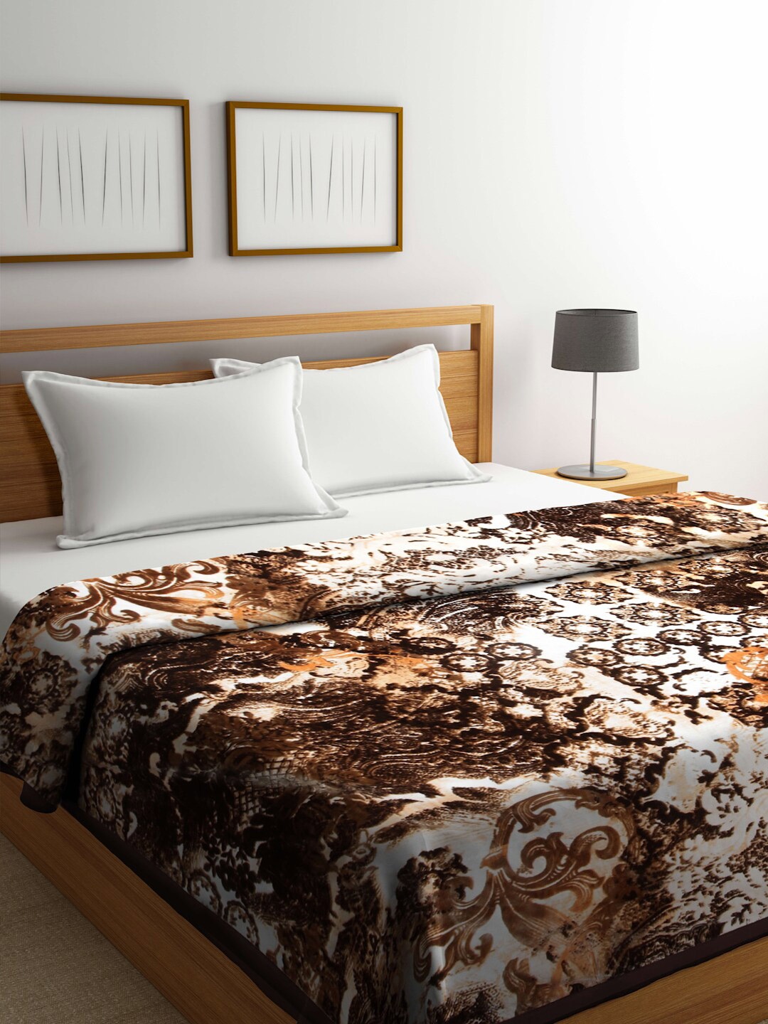 KLOTTHE Brown & White Abstract Printed Double King Heavy Winter 1000 GSM Double Bed Blanket
KLOTTHE Brown & White Abstract Printed Double King Heavy Winter 1000 GSM Double Bed Blanket