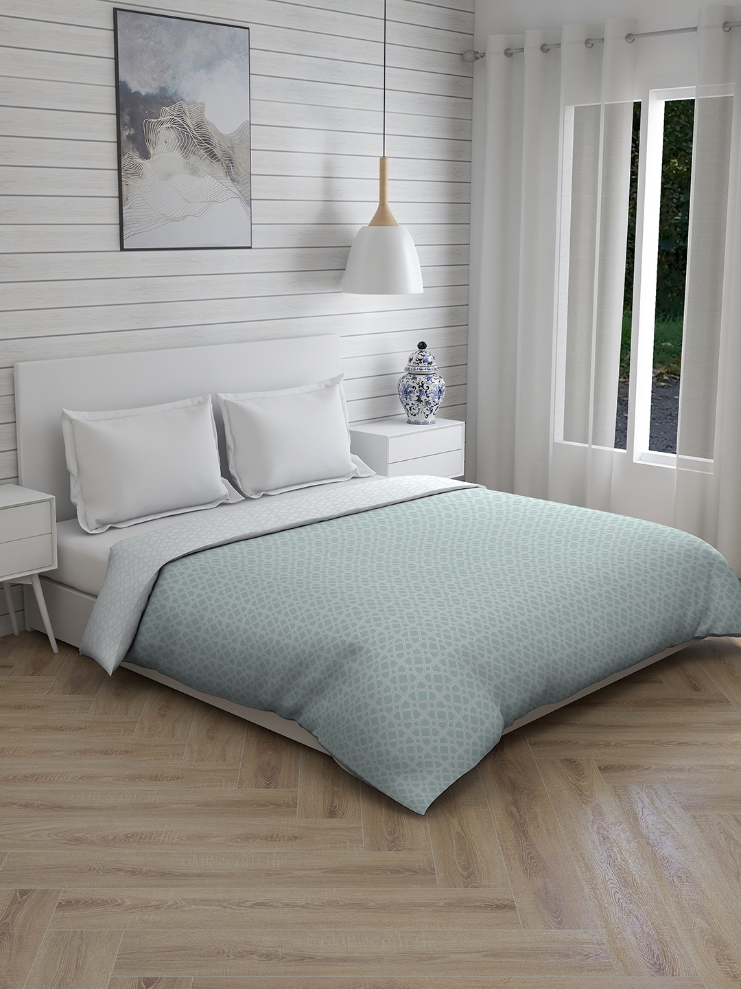 Boutique Living India Blue & White Geometric Heavy Winter 120 GSM Double Bed Comforter
Boutique Living India Blue & White Geometric Heavy Winter 120 GSM Double Bed Comforter