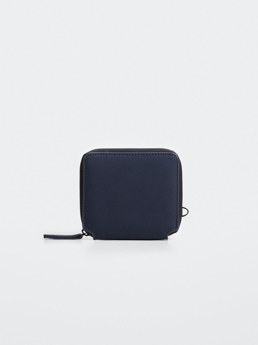 MANGO MAN Zip Around Wallet, Navy blue