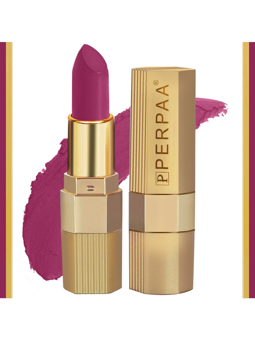 PERPAA Xpression Waterproof & Lightweight Matte Lipstick 3.5 g - Matte Magenta 302
PERPAA Xpression Waterproof & Lightweight Matte Lipstick 3.5 g - Matte Magenta 302