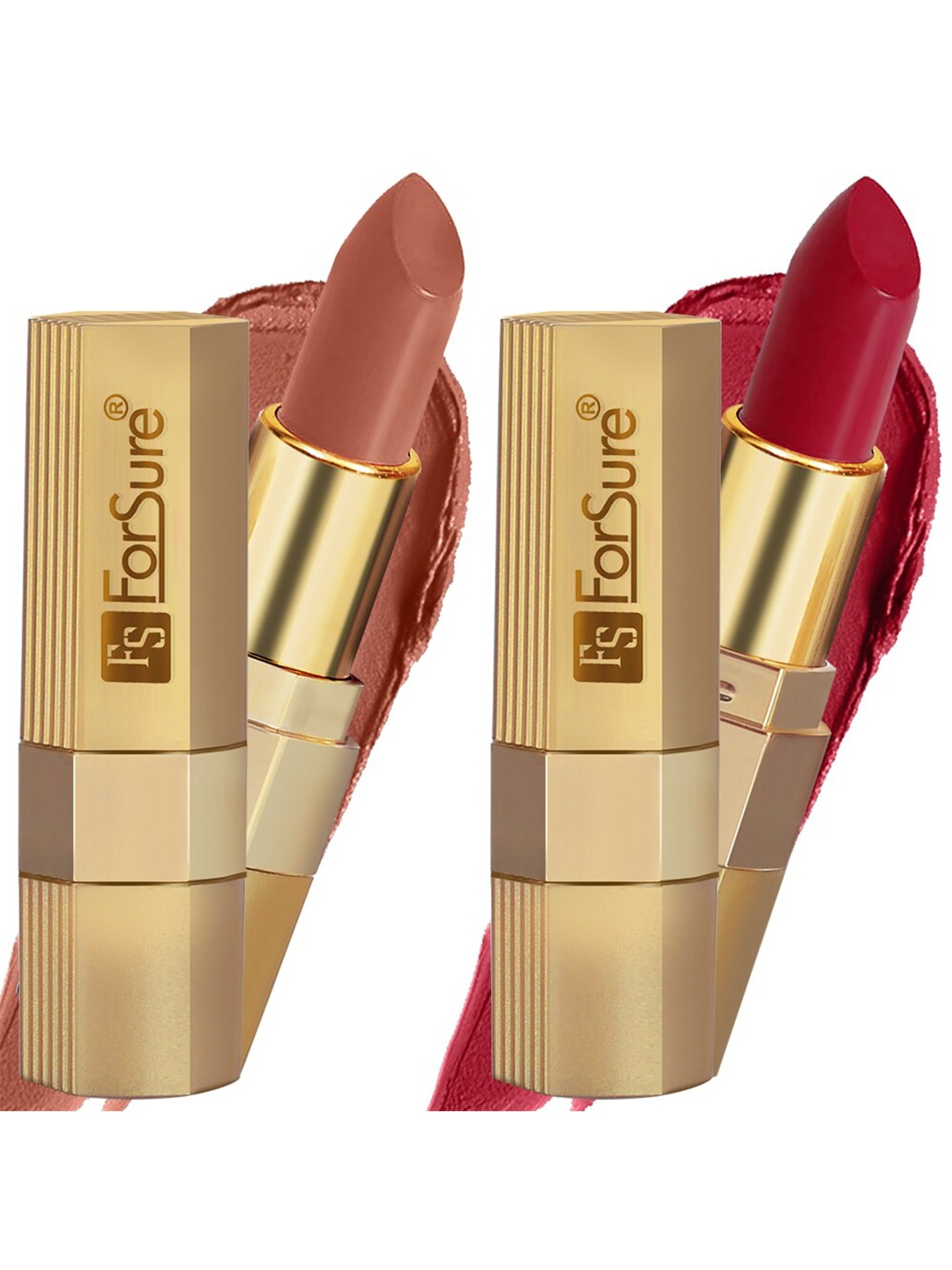 ForSure Set Of 2 Xpression Long-Lasting Highly-Pigmented Creamy Matte Lipstick - 3.5g each, Nude
ForSure Set Of 2 Xpression Long-Lasting Highly-Pigmented Creamy Matte Lipstick - 3.5g each, Nude