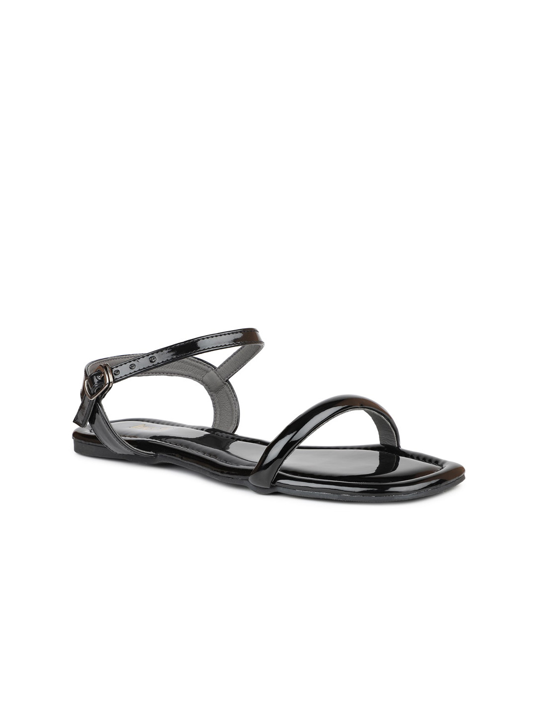 Inc 5 Women Printed Open Toe Flats with Buckles, Black
Inc 5 Women Printed Open Toe Flats with Buckles, Black