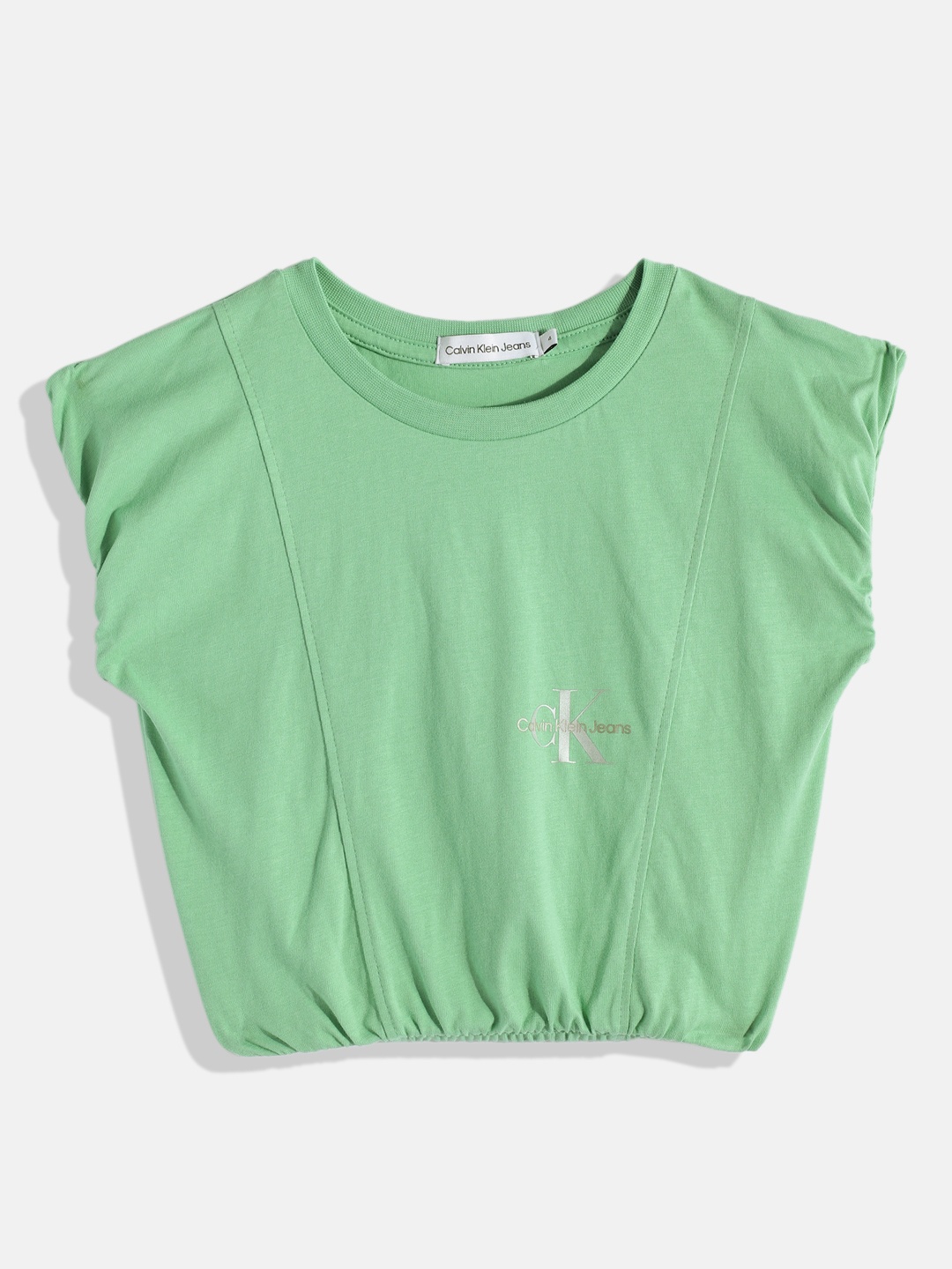 Calvin Klein Girls Brand Logo Placement Print Cap Sleeves Knitted Pure Cotton Top, Green
Calvin Klein Girls Brand Logo Placement Print Cap Sleeves Knitted Pure Cotton Top, Green