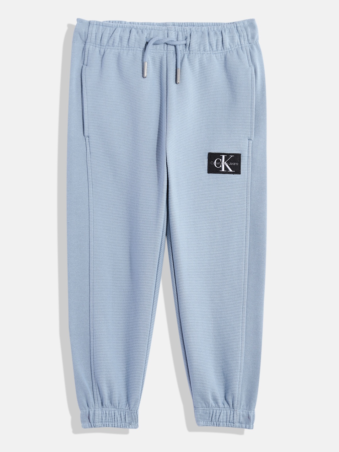 Calvin Klein Boys Textured Regular Fit Mid-Rise Organic Cotton Joggers With Applique, Blue
Calvin Klein Boys Textured Regular Fit Mid-Rise Organic Cotton Joggers With Applique, Blue