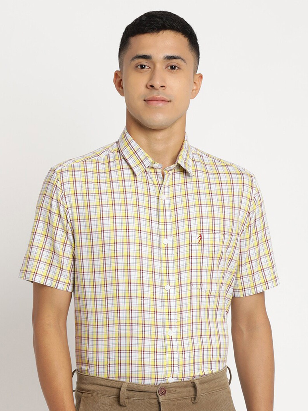 Indian Terrain Men Plus Size Pure Cotton Slim Fit Tartan Checks Checked Casual Shirt, Yellow
Indian Terrain Men Plus Size Pure Cotton Slim Fit Tartan Checks Checked Casual Shirt, Yellow