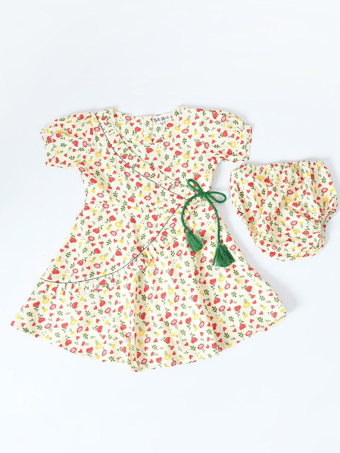 Bella Moda White Floral Dress