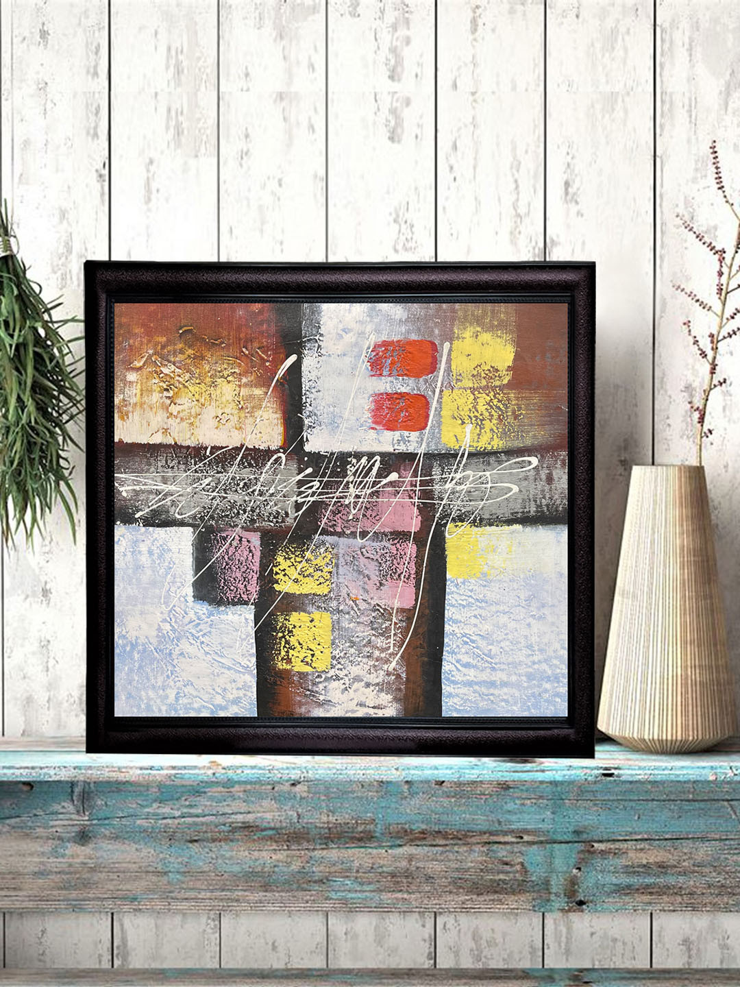 Gallery99 Pink and Yellow Handmade Oil Painting On Canvas With Wooden Frame Wall Art 
Gallery99 Pink and Yellow Handmade Oil Painting On Canvas With Wooden Frame Wall Art