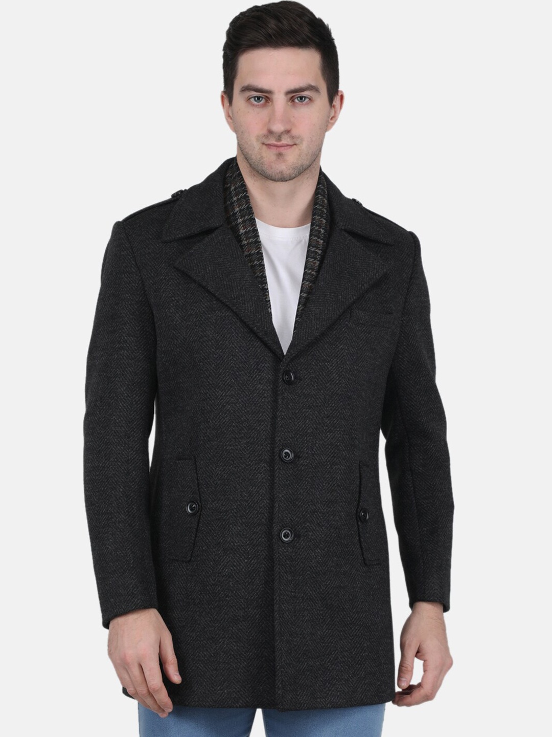 Monte Carlo Men Overcoat, Grey