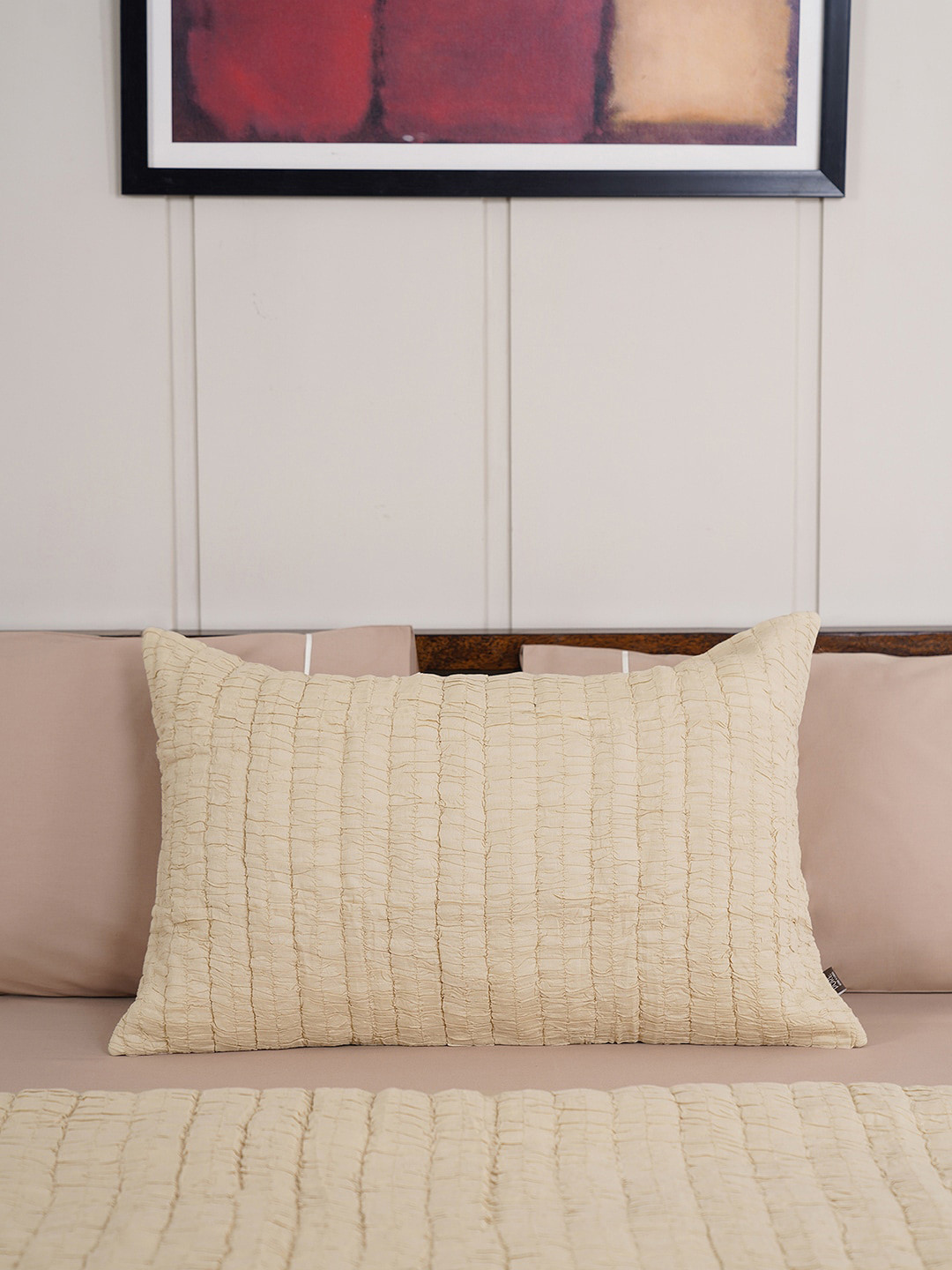 Pure Home and Living Beige Textured Voile Pillow Cover
Pure Home and Living Beige Textured Voile Pillow Cover