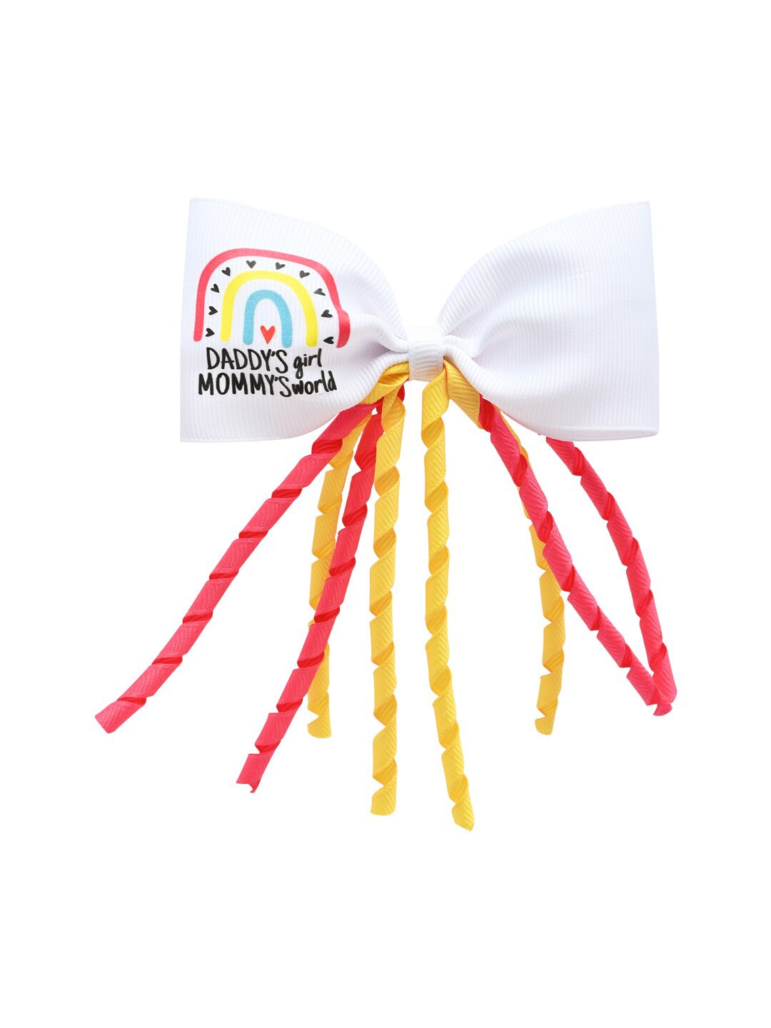 Aye Candy Girls Alligator Hair Clip, White