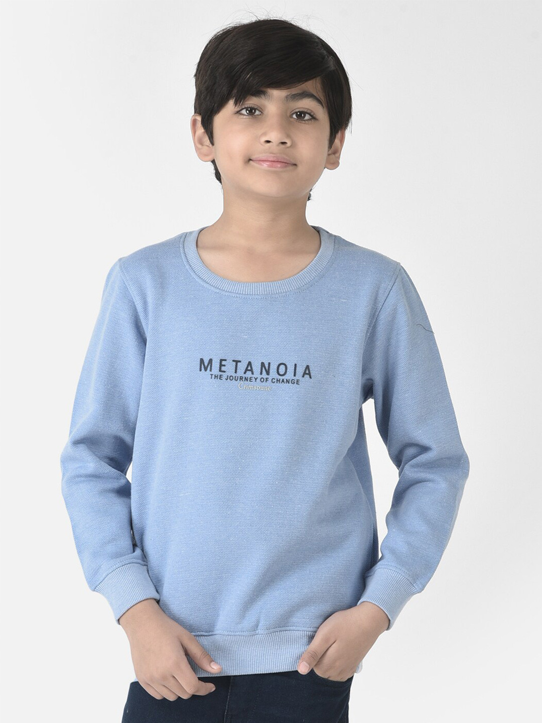 Crimsoune Club Boys Cotton Printed Sweatshirt, Blue
Crimsoune Club Boys Cotton Printed Sweatshirt, Blue