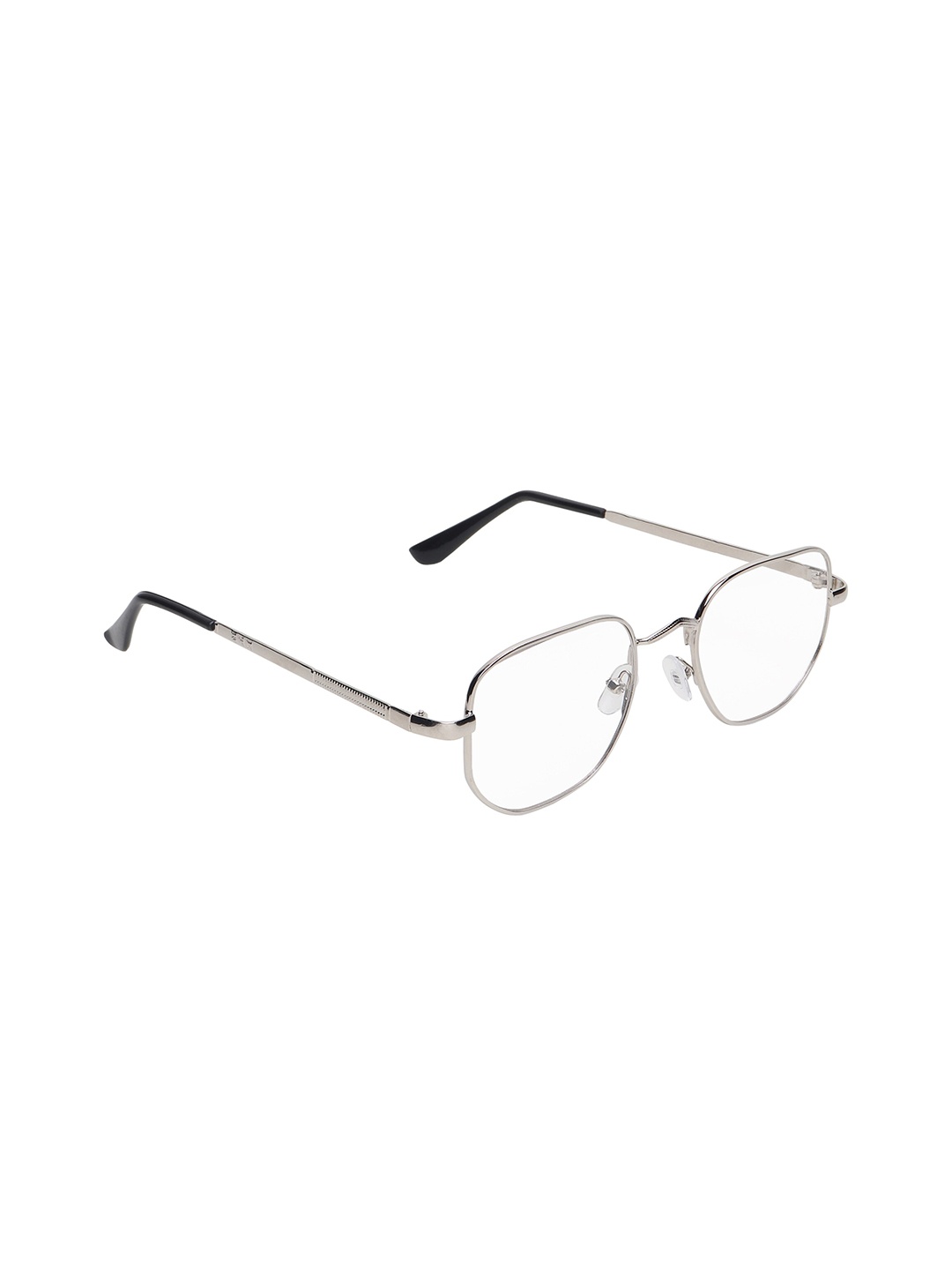 CRIBA Clear Lens & Silver-Toned Square Sunglasses with UV Protected Lens- CR_HEXA, Transparent
CRIBA Clear Lens & Silver-Toned Square Sunglasses with UV Protected Lens- CR_HEXA, Transparent