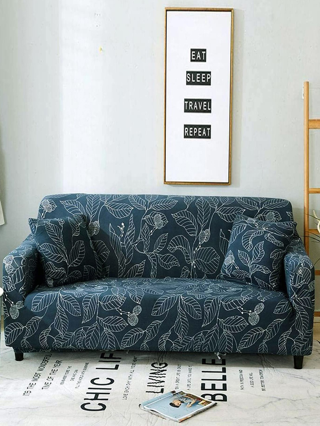HOUSE OF QUIRK Universal Blue & White Printed Stretchable 2-Seater Sofa Slipcover
HOUSE OF QUIRK Universal Blue & White Printed Stretchable 2-Seater Sofa Slipcover
