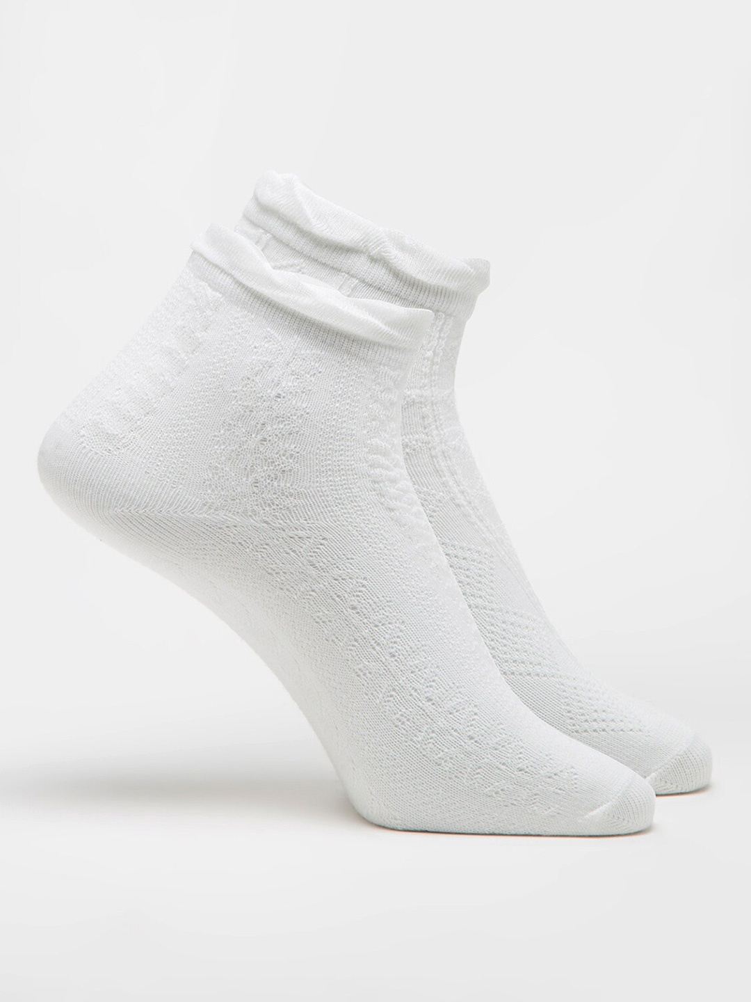 J Style Women Pack Of 2 Assorted Ankle-Length Socks