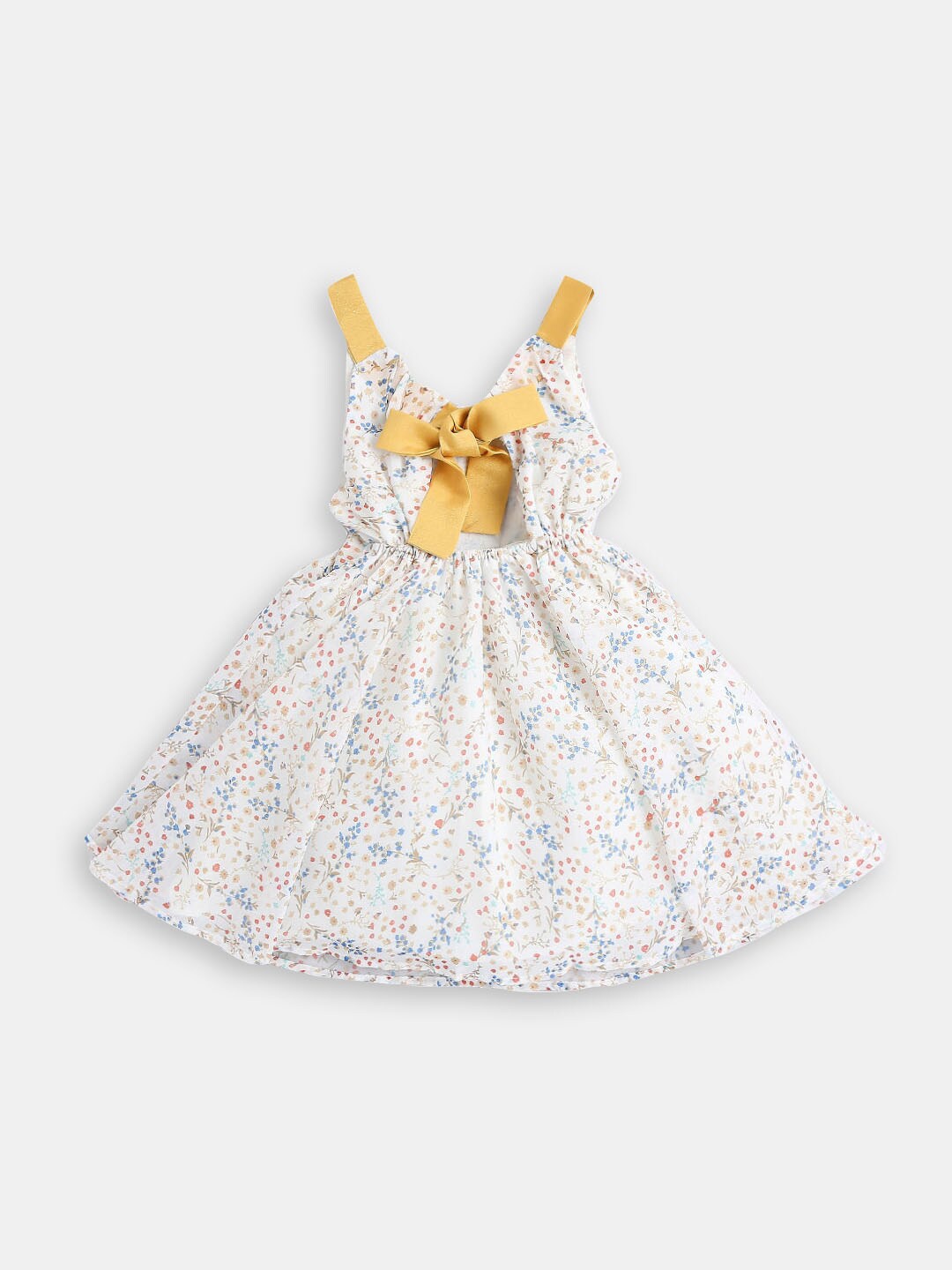 Hopscotch Floral Dress, Yellow