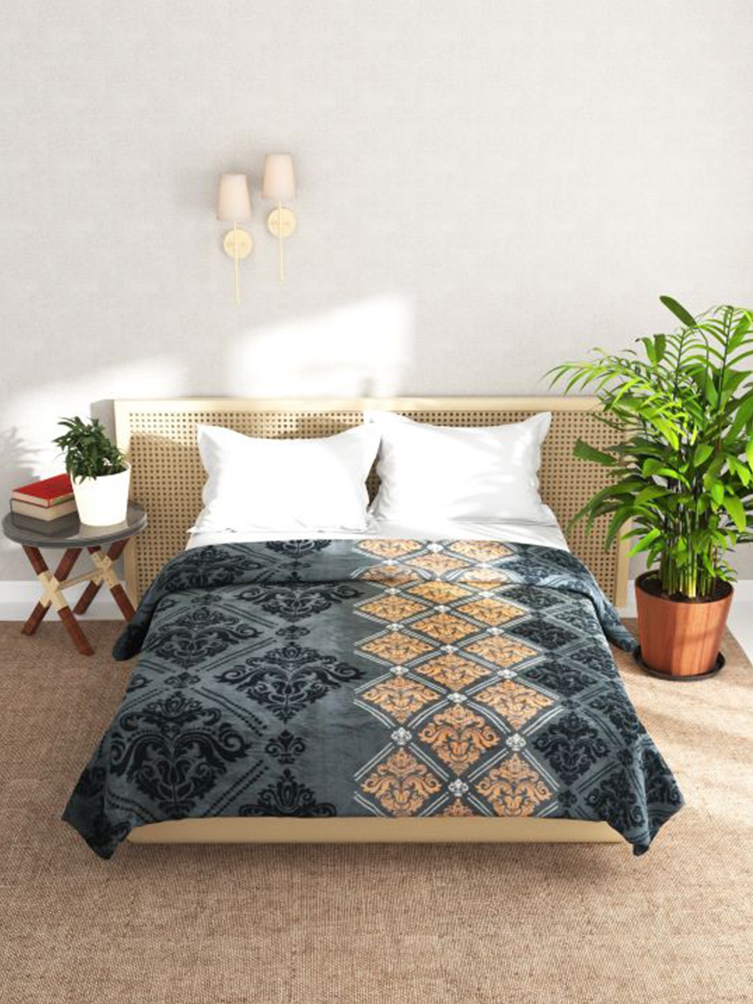 BIANCA KOPA Black & Yellow Ethnic Motifs Microfiber AC Room 233 GSM Double Bed Blanket
BIANCA KOPA Black & Yellow Ethnic Motifs Microfiber AC Room 233 GSM Double Bed Blanket