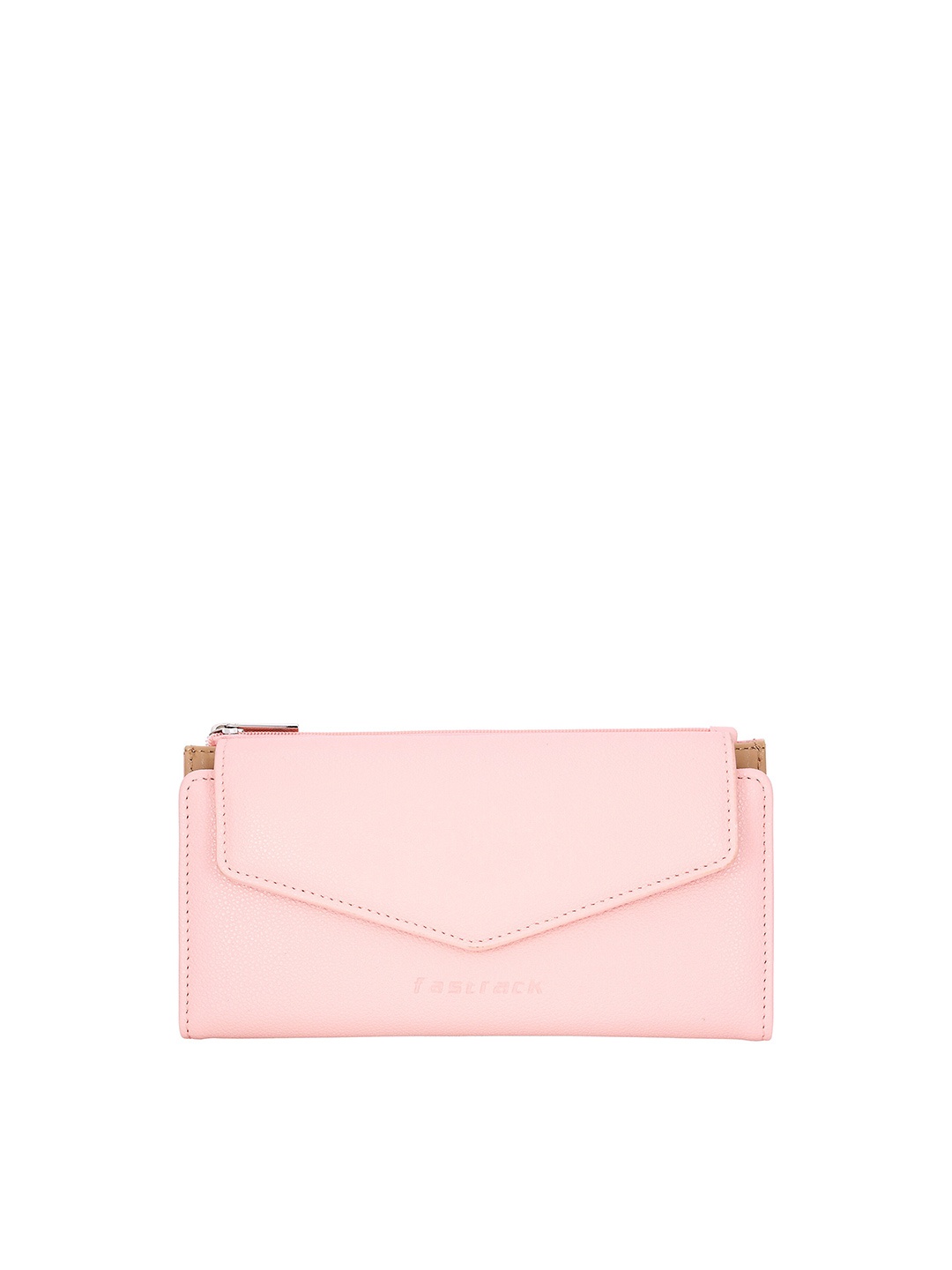 Fastrack Women PU Three Fold Wallet, Pink