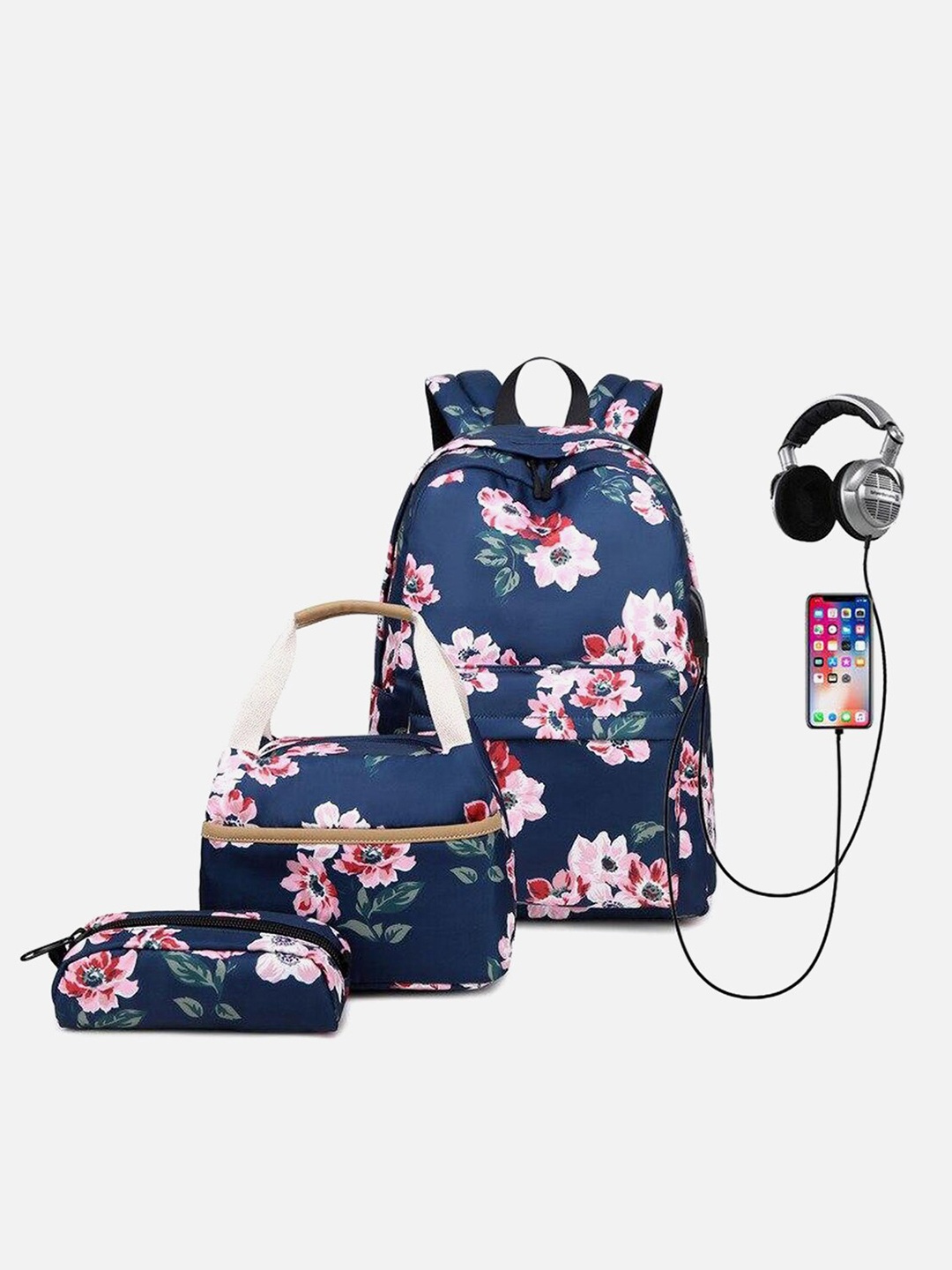 Little Surprise Box LLP Kids 3 Pcs Backpack with Lunch Bag & Stationery Pouch, Navy blue
Little Surprise Box LLP Kids 3 Pcs Backpack with Lunch Bag & Stationery Pouch, Navy blue