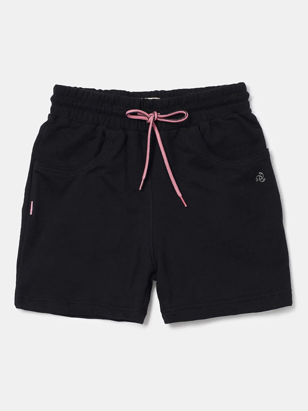 Jockey Girl's Super Combed Cotton Solid Regular Fit Shorts With Drawstrings Closure-AG04, Black
Jockey Girl's Super Combed Cotton Solid Regular Fit Shorts With Drawstrings Closure-AG04, Black
