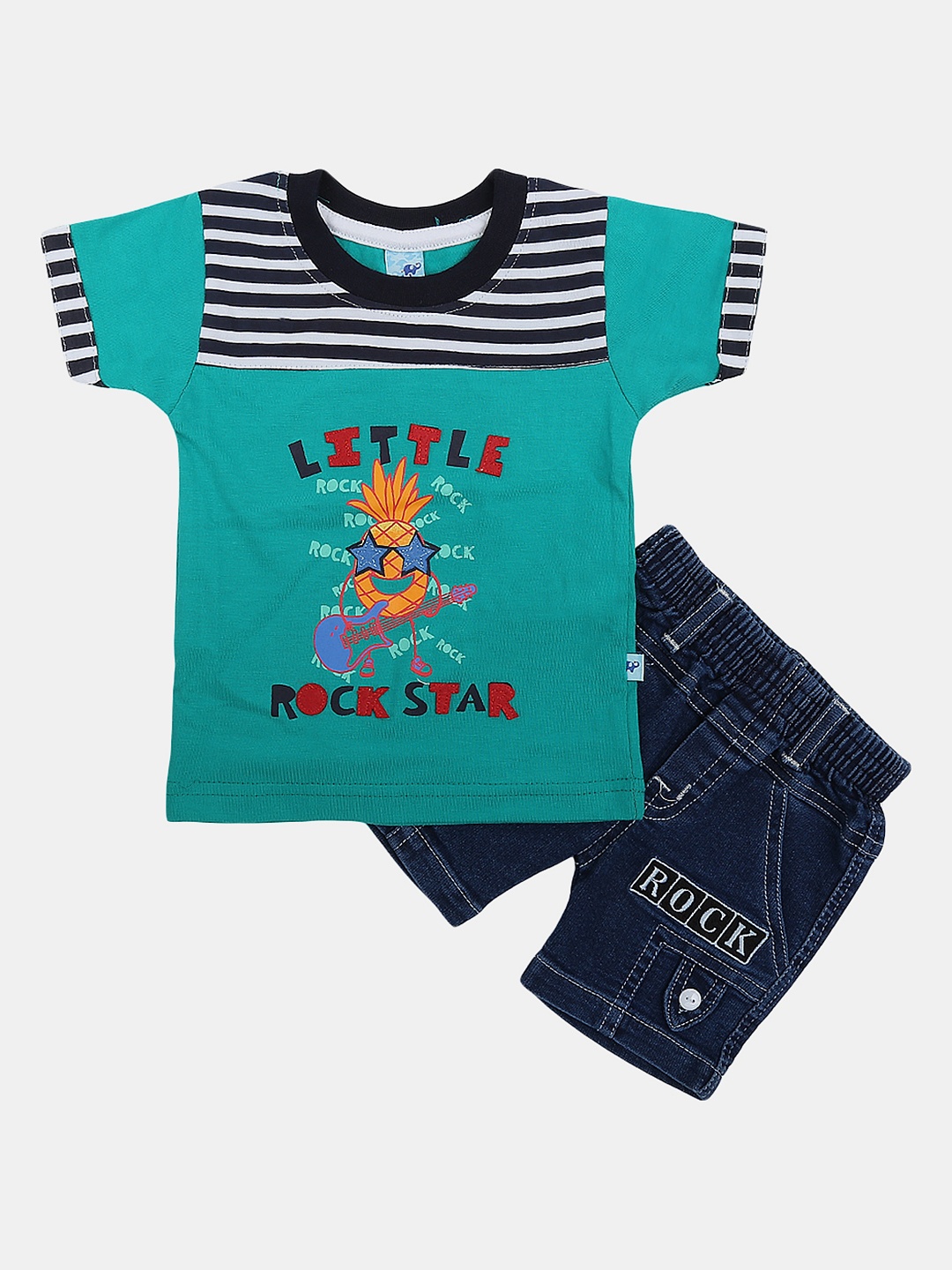 V-Mart Boys Printed Pure Cotton T-shirt with Shorts Clothing Set, Turquoise blue
V-Mart Boys Printed Pure Cotton T-shirt with Shorts Clothing Set, Turquoise blue