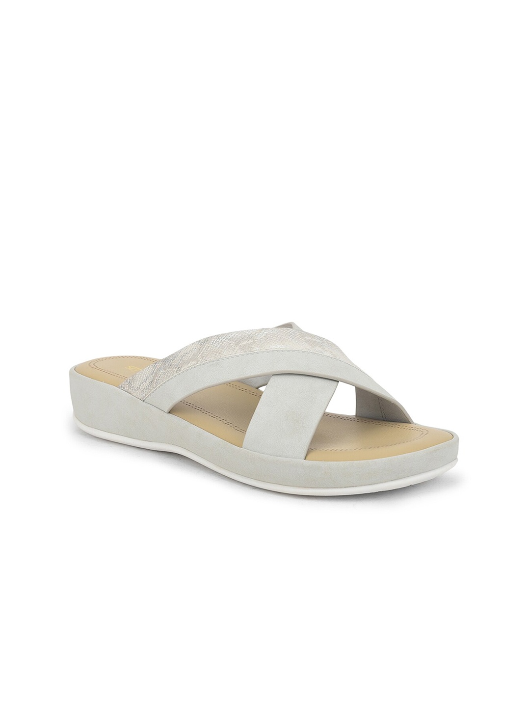 Liberty Women Open Toe Flats, Grey