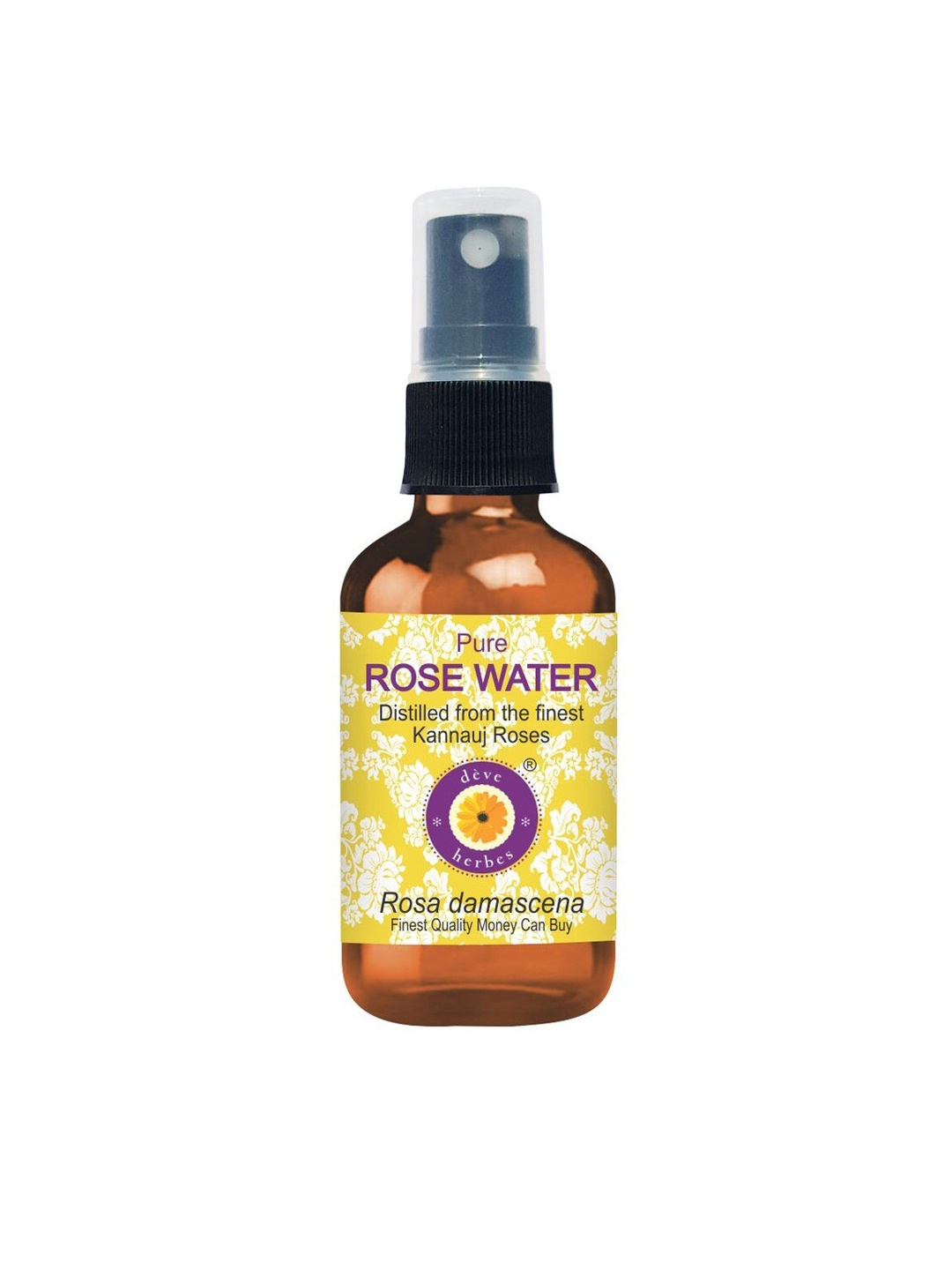 Deve Herbes Natural Therapeutic Grade Pure Rose Water Hydrosol Toner - 100 ml, Yellow
Deve Herbes Natural Therapeutic Grade Pure Rose Water Hydrosol Toner - 100 ml, Yellow