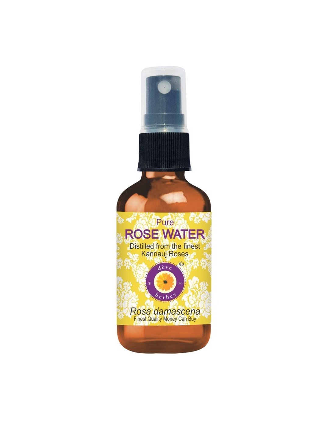 Deve Herbes Natural Therapeutic Grade Pure Rose Water Hydrosol Toner - 50 ml, Yellow
Deve Herbes Natural Therapeutic Grade Pure Rose Water Hydrosol Toner - 50 ml, Yellow