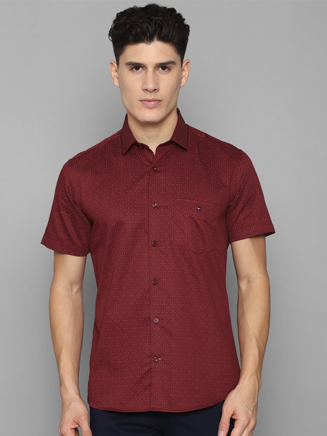 Louis Philippe Sport Men Printed Slim Fit Printed Casual Cotton Shirt, Maroon
Louis Philippe Sport Men Printed Slim Fit Printed Casual Cotton Shirt, Maroon