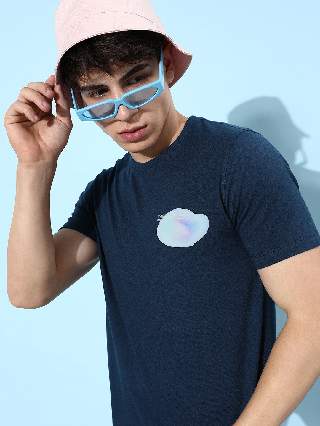Mast & Harbour Navy Blue Typography Printed Street Look Parade Technical Ombre T-shirt
Mast & Harbour Navy Blue Typography Printed Street Look Parade Technical Ombre T-shirt