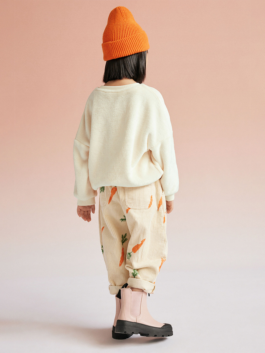 H&M Girls Pile Sweatshirt, Off white 
H&M Girls Pile Sweatshirt, Off white