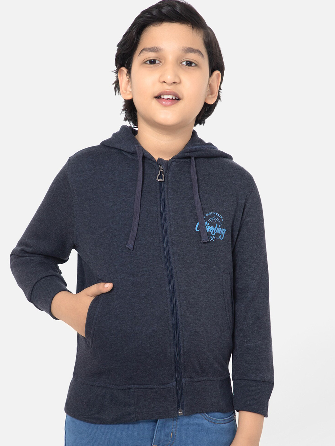Bodycare Boys Hooded Front-Open Fleece Straight Sweatshirts, Navy blue
Bodycare Boys Hooded Front-Open Fleece Straight Sweatshirts, Navy blue