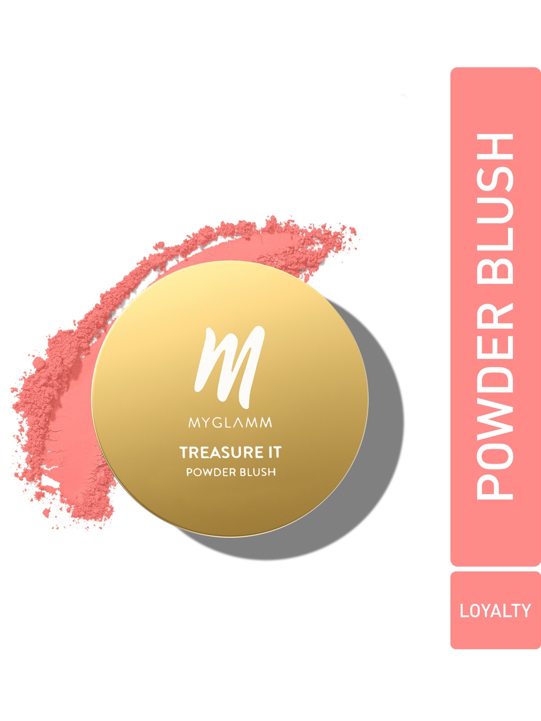 MyGlamm Treasure IT Lightweight & Buildable Powder Matte Blush with Vitamin E 4g - Loyalty, Peach
MyGlamm Treasure IT Lightweight & Buildable Powder Matte Blush with Vitamin E 4g - Loyalty, Peach