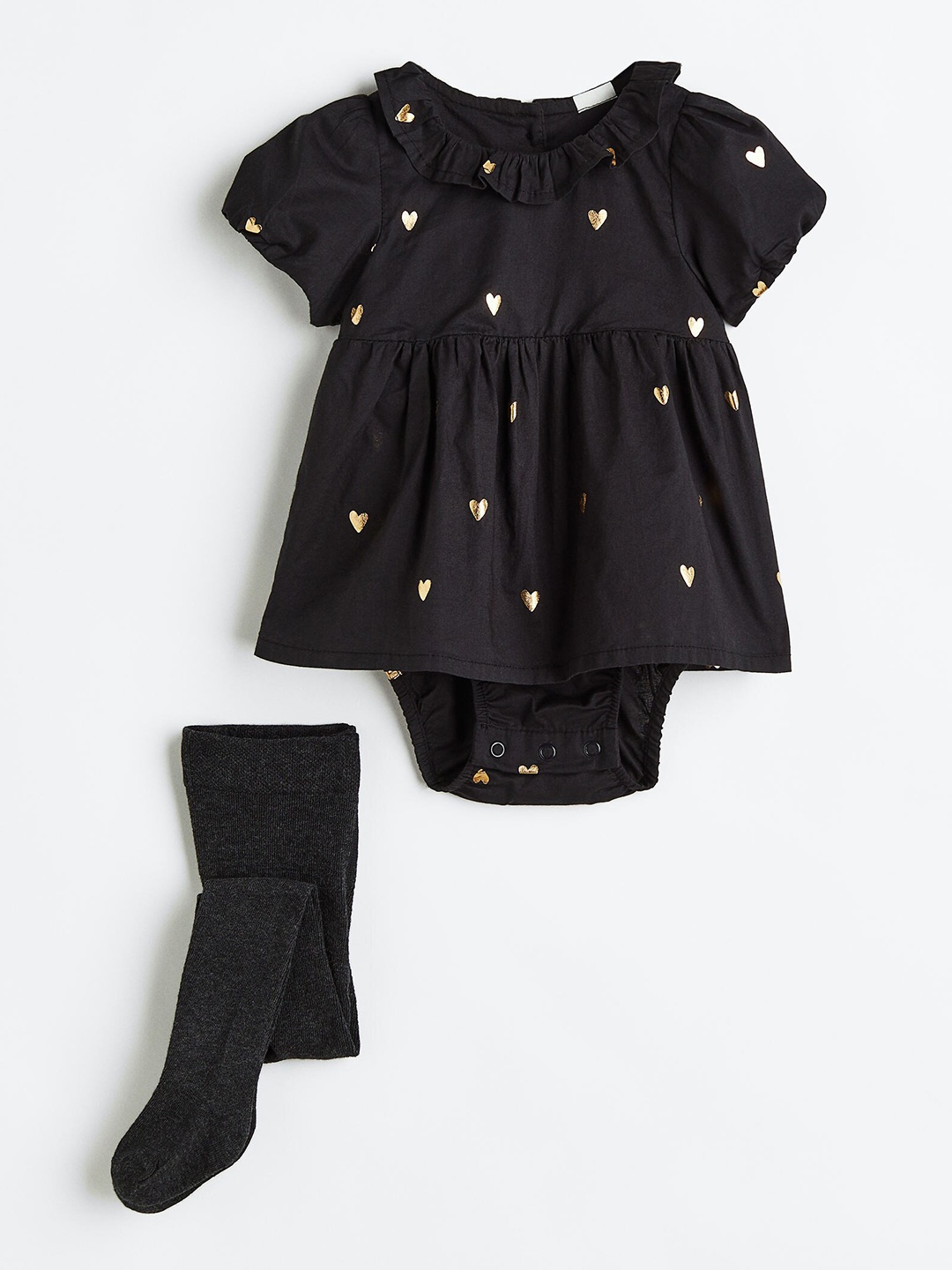 H&M Girls 2-Piece Set, Black